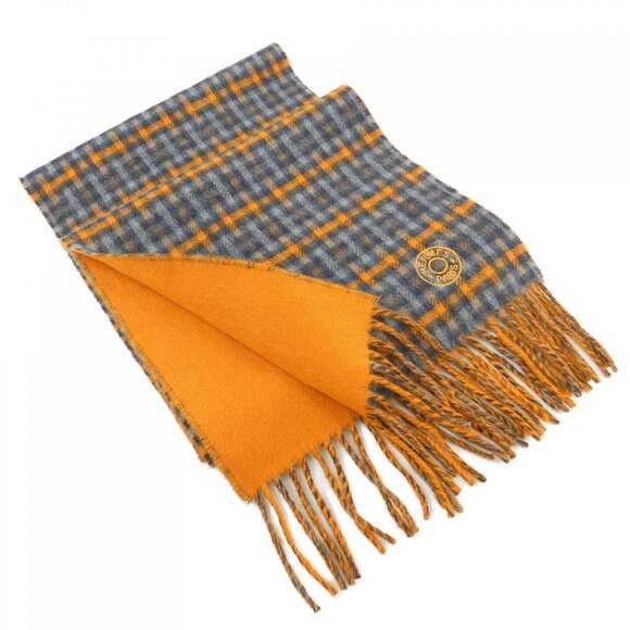 HERMES Authentic Gray Scarf
